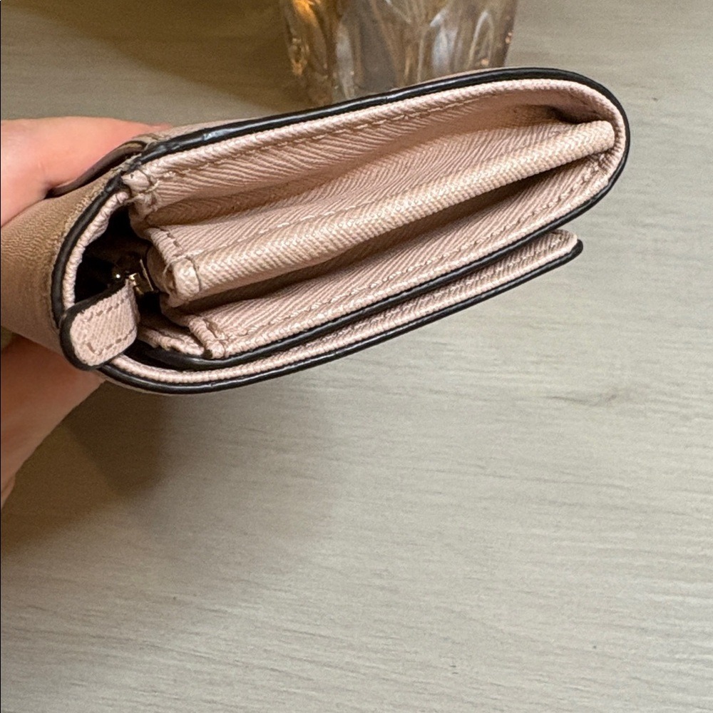 Michael Kors Blush Pink Wallet with Gold Accent - Picture 8 of 12